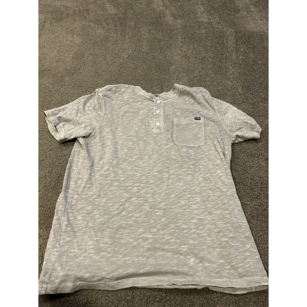 Chubbies Men's Button Up Shirt Gray Size XL